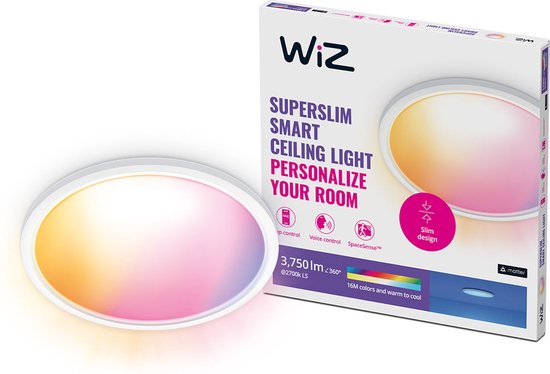 Philips Hue Intelligente Verlichting - LED Plafondlamp Philips Hue Diameter 39 5 Cm 40 W Dimbaar Wit En Gekleurd Licht Wit 929003598101