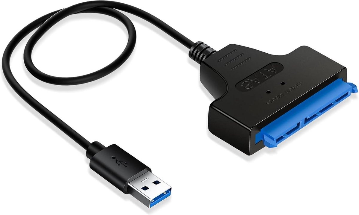 USB 3.0 naar SATA adapter - 5 Gbps high-speed - SSD HDD 2.5 inch converter - 50 cm kabel