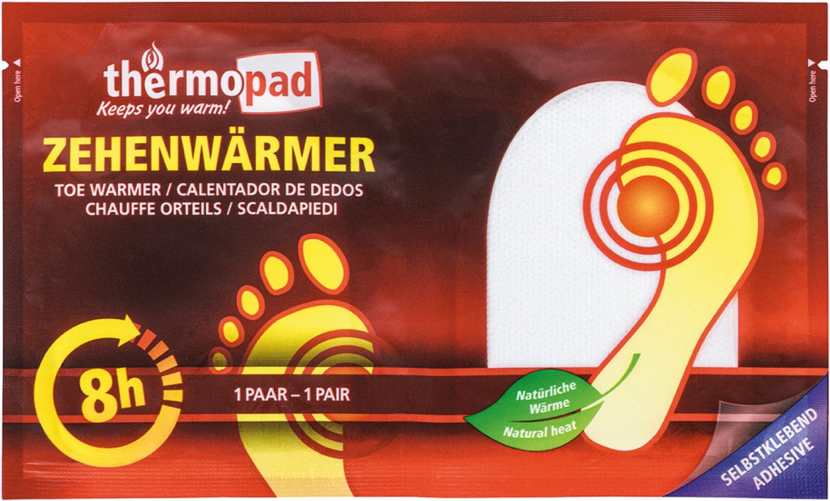 MFH 'Thermopad' tenenwarmer voetenwarmer voor eenmalig gebruik ca. 8 uren