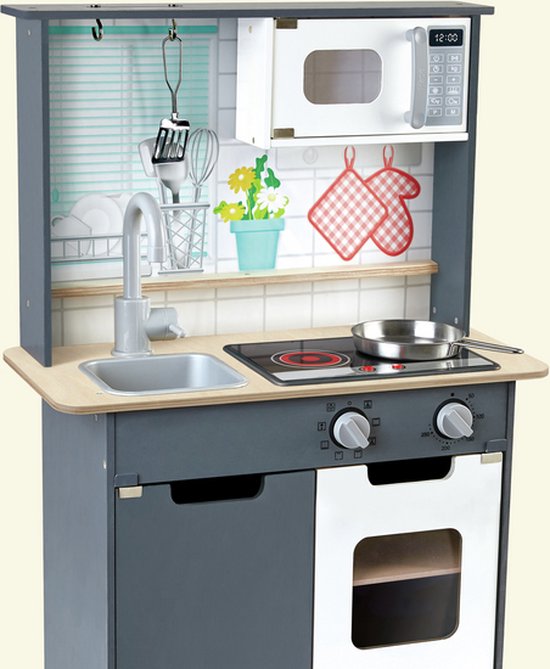 Hape keuken (hout) met licht en geluid