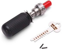 7 Pins Lock Pick Tool voor Civiele Lock Opening - Professionele Slotenmaker Gereedschap