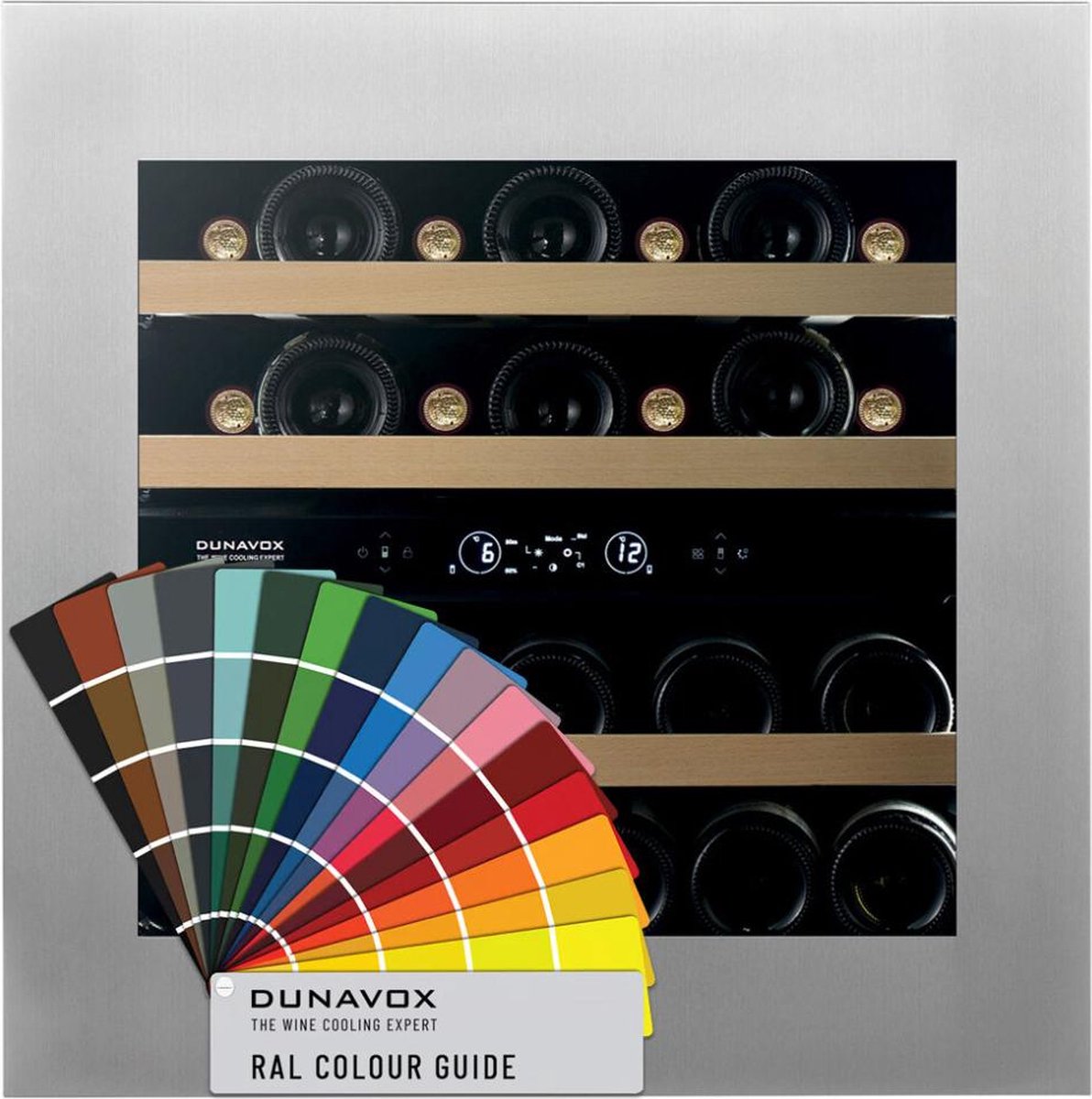 Dunavox Horizon-25.TO Wijnkoelkast DVH-25.65DC.TO 2 Zones RAL Kleur RAL Kleur