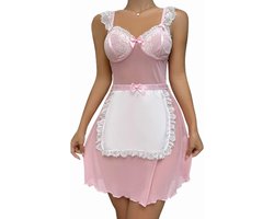 Erotische pyjama dienstmeisje - Rollenspel nachtkleding - Cosplay