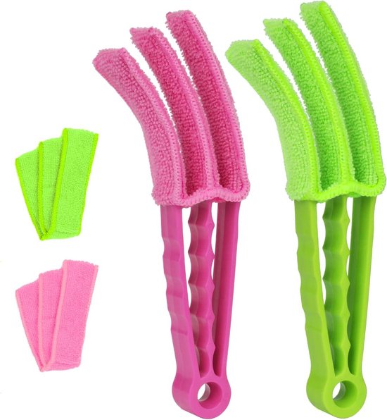 Blinds Cleaning Brush 2 Pieces With Microfiber Cleaning Cloth Feather