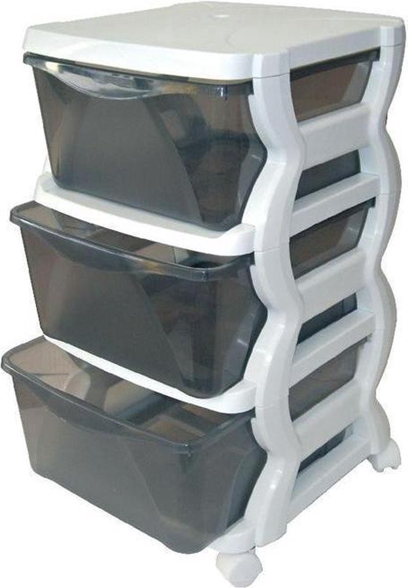 Bama Italia Opberg trolley Bama met 3 lades