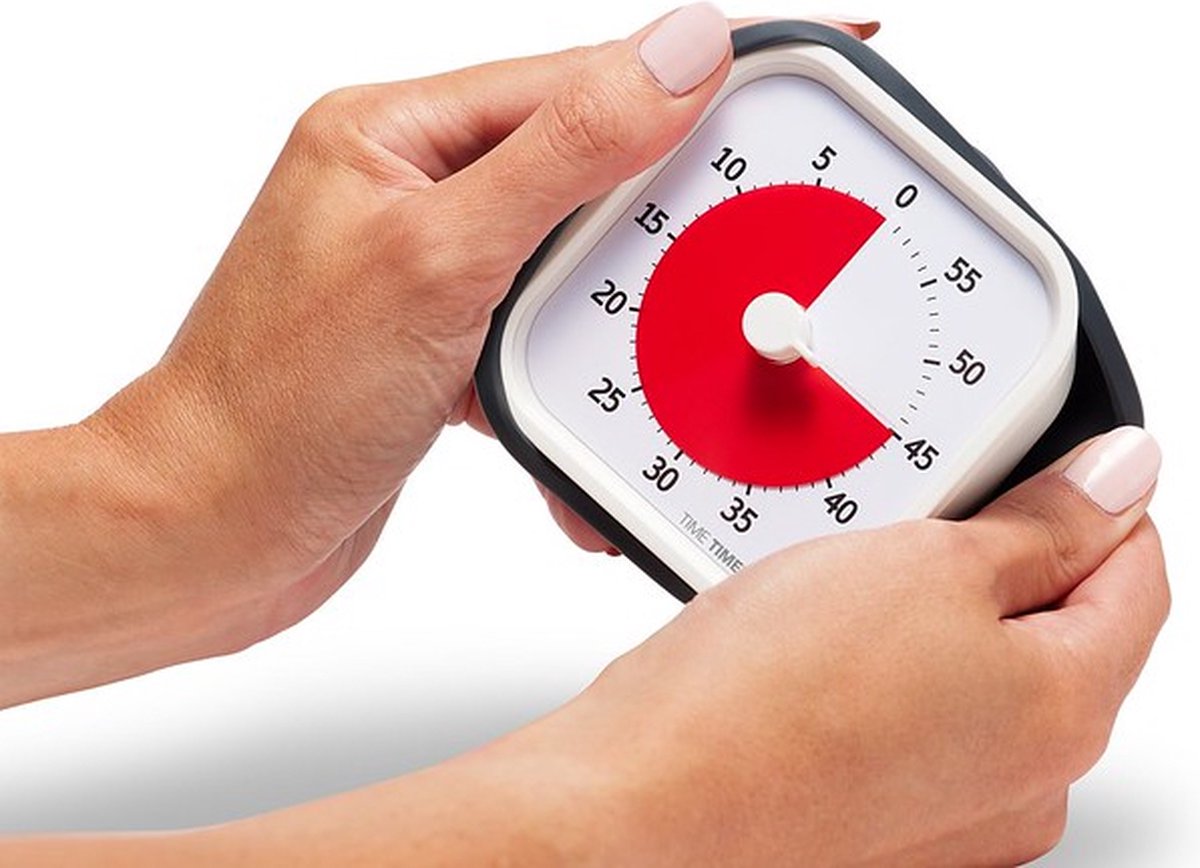 Time Timer® - MOD - kleur Charcoal/grijs - 60 Minuten Visuele Timer