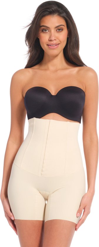 MAGIC Bodyfashion Body Control Bermuda Dames Corrigerend ondergoed - Latte - Maat M