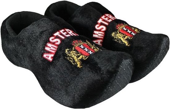 Klomppantoffels Amsterdam Zwart - Maat 45-47