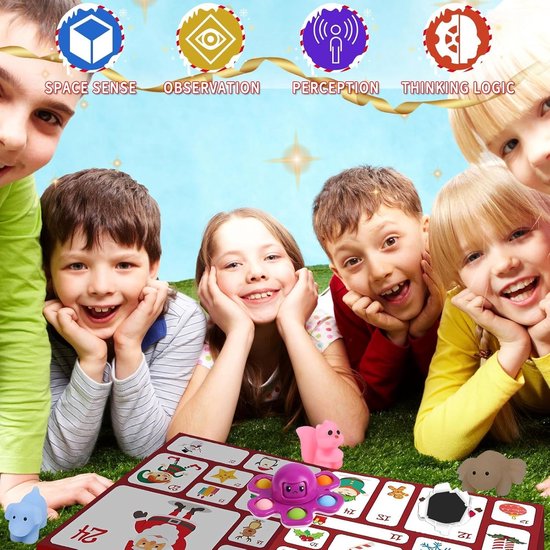 Zappel-Adventskalender 2024 – 24 Unieke Fidget Speeltjes Voor Kinderen – Aftelkalender Met Sensorisch Speelgoed, Ideaal Als Kerstcadeau
