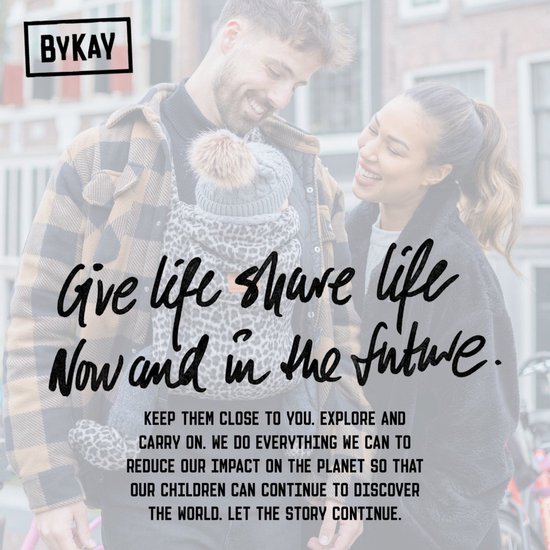 ByKay Stretchy Deluxe - rekbare draagdoek newborn - ergonomisch - tot 18kg - 100% biologisch katoen - Minty Grey - maat M