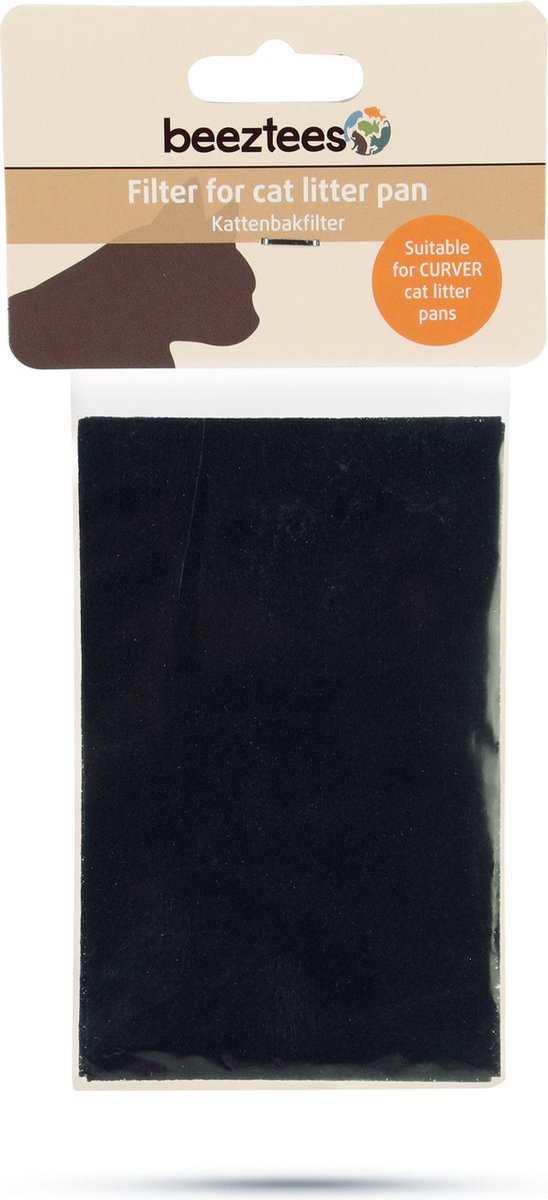 Beeztees Filter Curver Kattenbak Zwart 8,2 x 13,2 cm