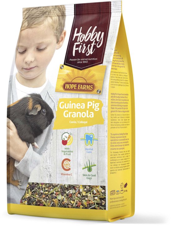 Hobbyfirst Hope Farms Guinea Pig Granola - Caviavoer - 800 g