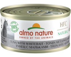 Almo Nature Kat HFC Natvoer - Natural - Tonijn met Ansjovis 24 x 70g