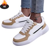 Livano Schoenen Dames - Sneakers - Comfortabel - Casual - Volwassen - Lichtbruin - Maat 40
