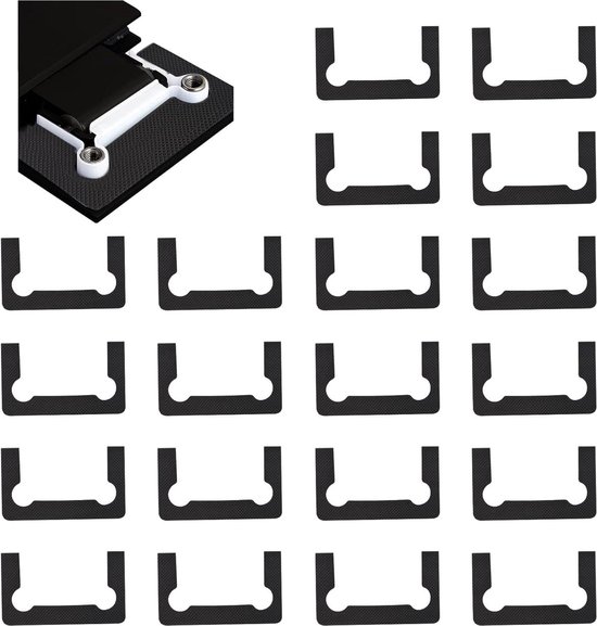 Hydraulisch scharnier Biloba glas-glas