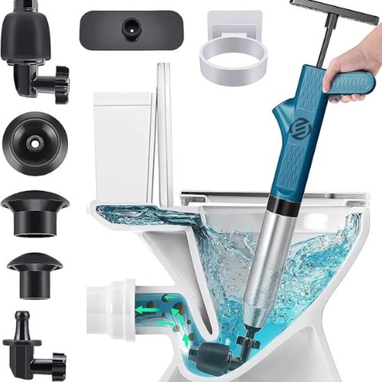Krachtige Badkamer Klompenreiniger Wc Gootsteen Afvoer Blaster Luchtpomp Plunger Zuignap Pijp Thuis Schoonmaken Tool