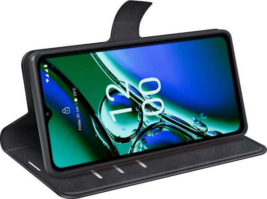 Coverup Deluxe Book Case - Étui pour Nokia G42 - Zwart