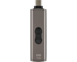 Transcend ESD330C 1 TB – SSD – extern (draagbaar) – 1 TB – zilver, brui