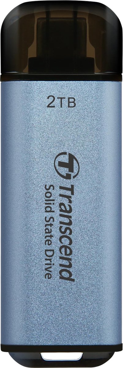 Transcend ESD300 2 TB - Externe SSD - 2 TB - blauw
