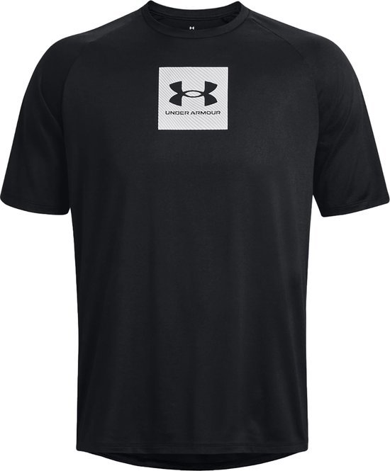 Foto: Under armour tech print fill t shirt in de kleur zwart 