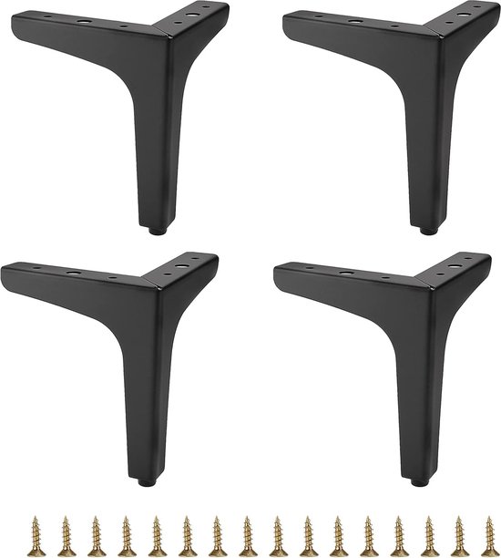La Vane 6 inch / 15 cm metalen meubelpoten, 4 stuks metalen diamant