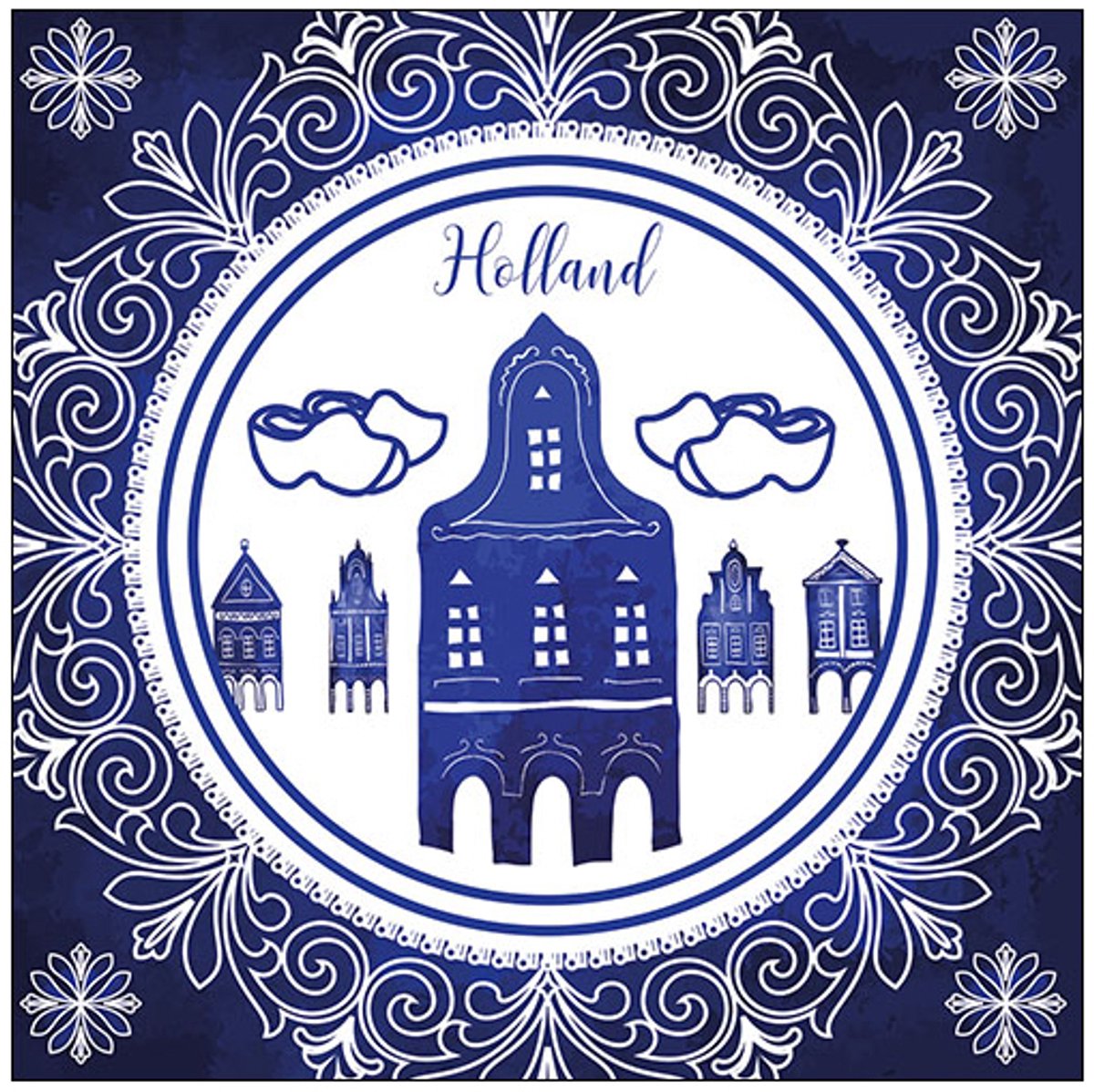 Ambiente Servetten Holland style 33x33cm