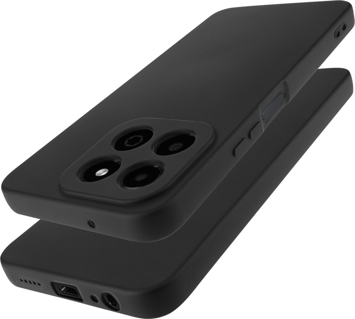 Avizar Hoesje Geschikt voor Honor X6b Soft Mate, Zwart