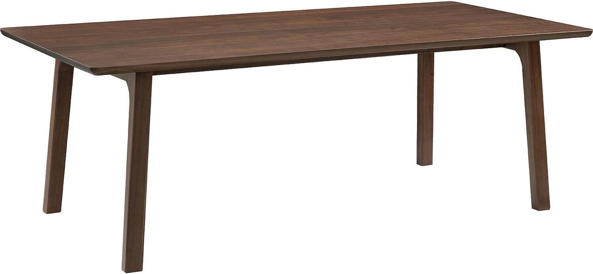 Goossens Emilie Eettafel - Hout - 220 x 75 x 100 cm - Rechthoek - noten