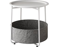Vicco Liva Salontafel – 47 x 50 cm Wit