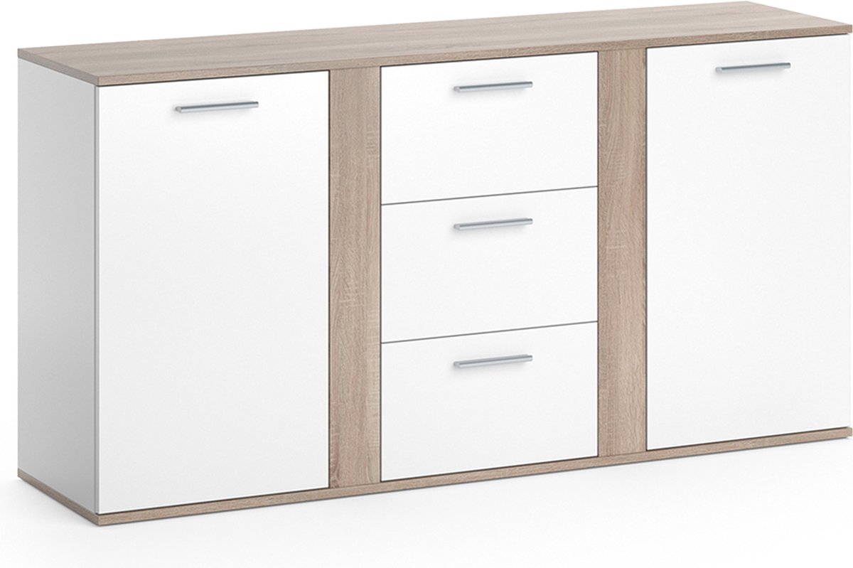 Vicco Novelli Dressoir – 40 x 80 cm met laden Sonoma