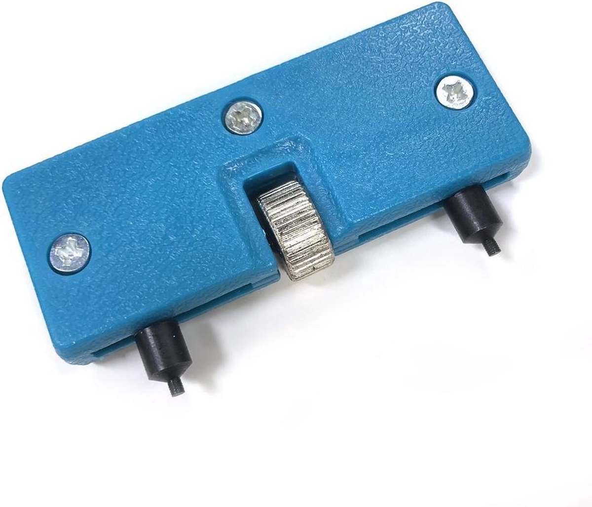 New Age Devi - Verstelbare Horlogekast Opener - Horloge Reparatie Gereedschap - Robuust Horlogemakersgereedschap - Universeel - Blauw