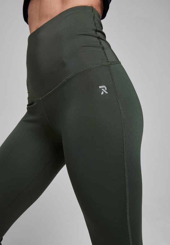 Redmax Sportlegging Dames - High Waist - Squat Proof - RMXBelle Shaping Tight - Sportkleding - Geschikt voor Fitness en Yoga - Dry Cool - Fitness Legging - Groen - XS van Merkloos — afbeelding 5