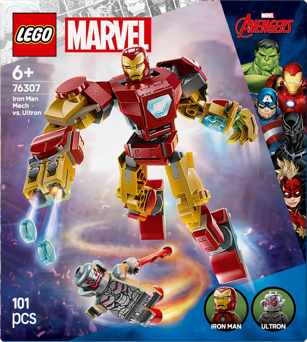 LEGO® Marvel Iron Man mecha vs. Ultron speelset - 76307 — afbeelding 23