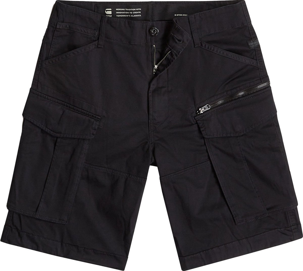 G-Star RAW Heren Short Broeken comfort/relaxed Fit W 35 Volwassenen Zwart