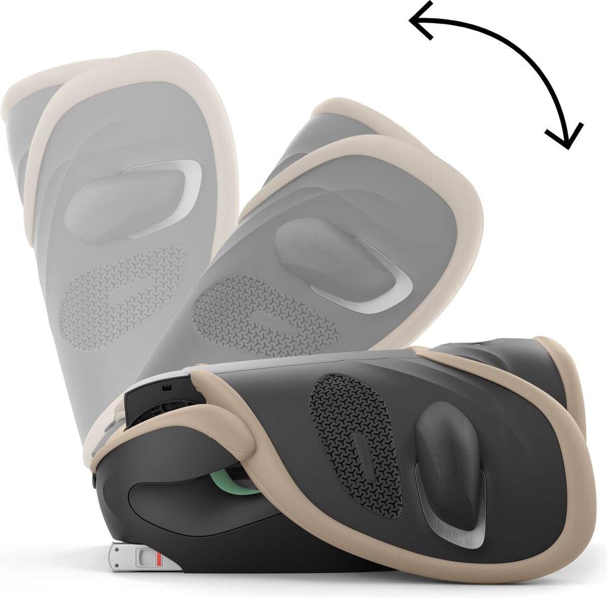 Cybex - Solution G2 - Autostoeltje - Almond Beige (plus) – foto 5