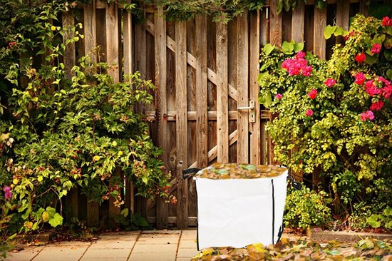 Progarden Tuinafvalzak - 42 x 42 cm - wit - 74 liter - bladeren opruimen van ProGarden — afbeelding 2