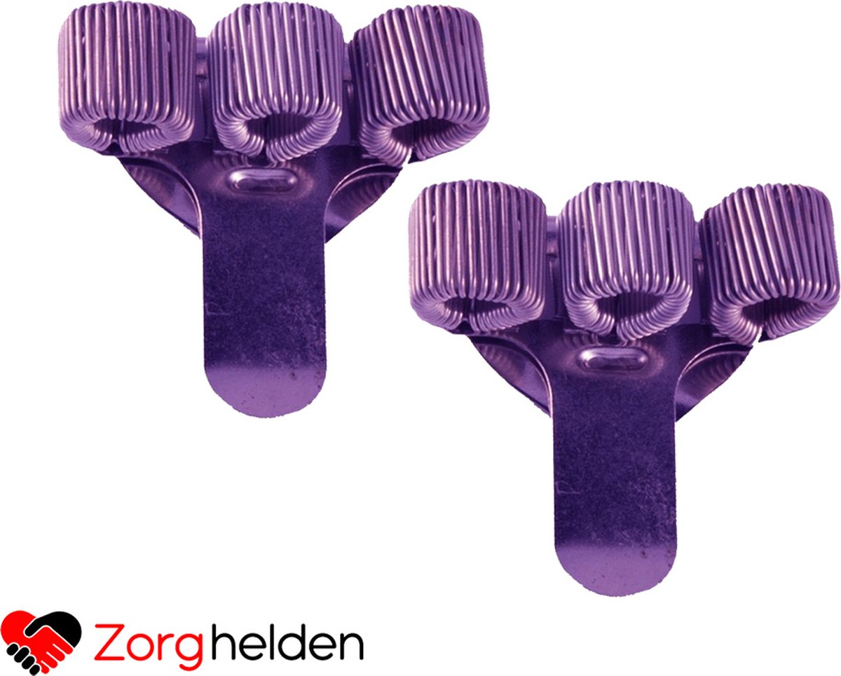 Novaex® pennenhouder Paars - Set van 2 stuks - pennenhouder clip - pennenhouder verpleegkunde - verpleegkundige accessoires - pennenhouder zorg