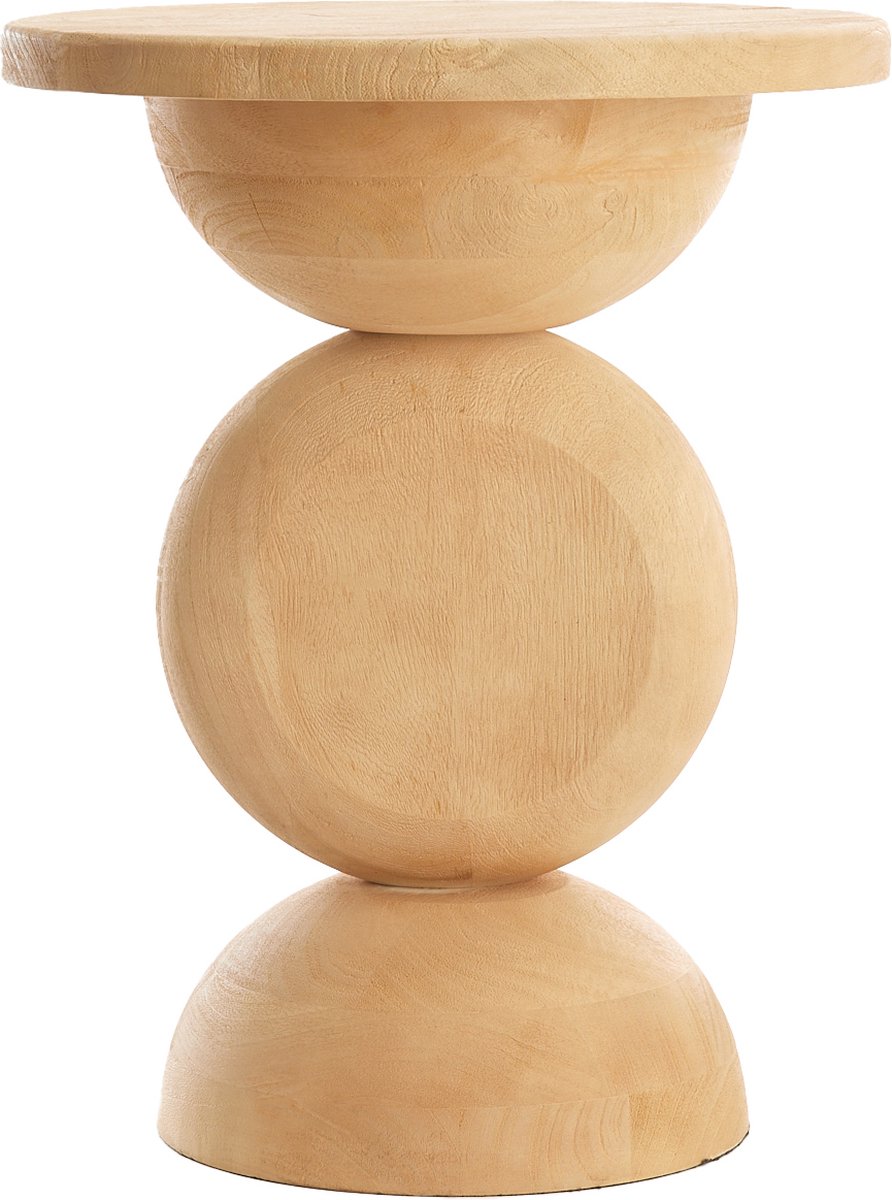 Bijzettafel MIRTO - Ø40x50cm - Bruin