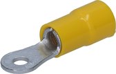 100 stuks Cembre GF-M3 ringkabelschoenen geïsoleerd M3 geel 4-6 mm² I industriële kwaliteit