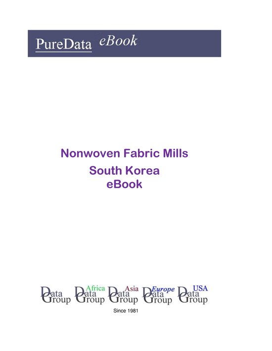 PureData eBook - Nonwoven Fabric Mills in South Korea - cover