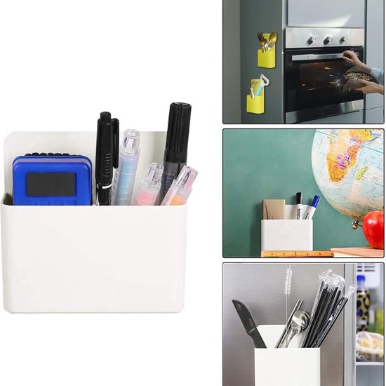 Magnetische pennenhouder, 3 stuks magnetische markerhouder magnetische