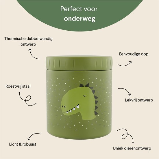 Trixie Pot à lunch isotherme 500ml - Mr. Dino