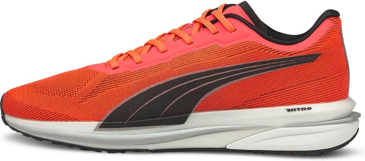 Puma Velocity Nitro hardloopschoenen oranje zwart zilver