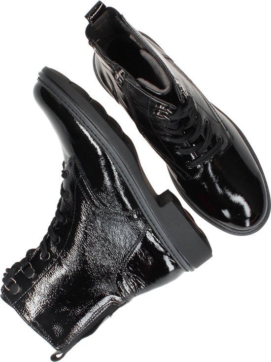 Tamaris Bottes à lacets à lacets Laque noir - Taille 37