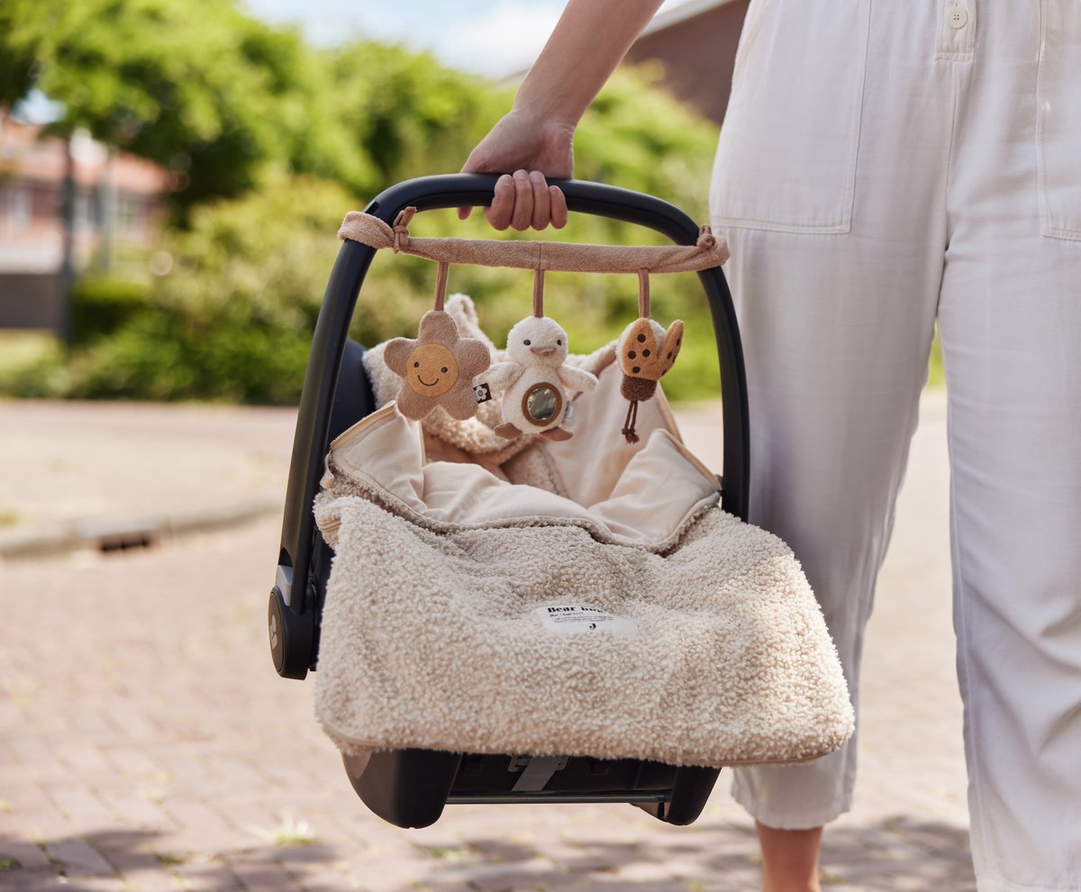 Jollein Voetenzak Boucle Naturel – Autostoel & Kinderwagen thumbnail 3