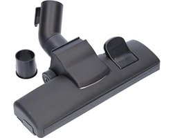 Stofzuigermondstuk 35/32 mm, universeel vloerzuigmondstuk met 2 rollen, draadhevel en borstel incl. aansluitadapter