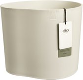 Elho Eden 35 - Bloempot voor Binnen & Buiten - 100% Gerecycled Plastic - Ø 32.6 x H 32.0 cm - Linnen wit