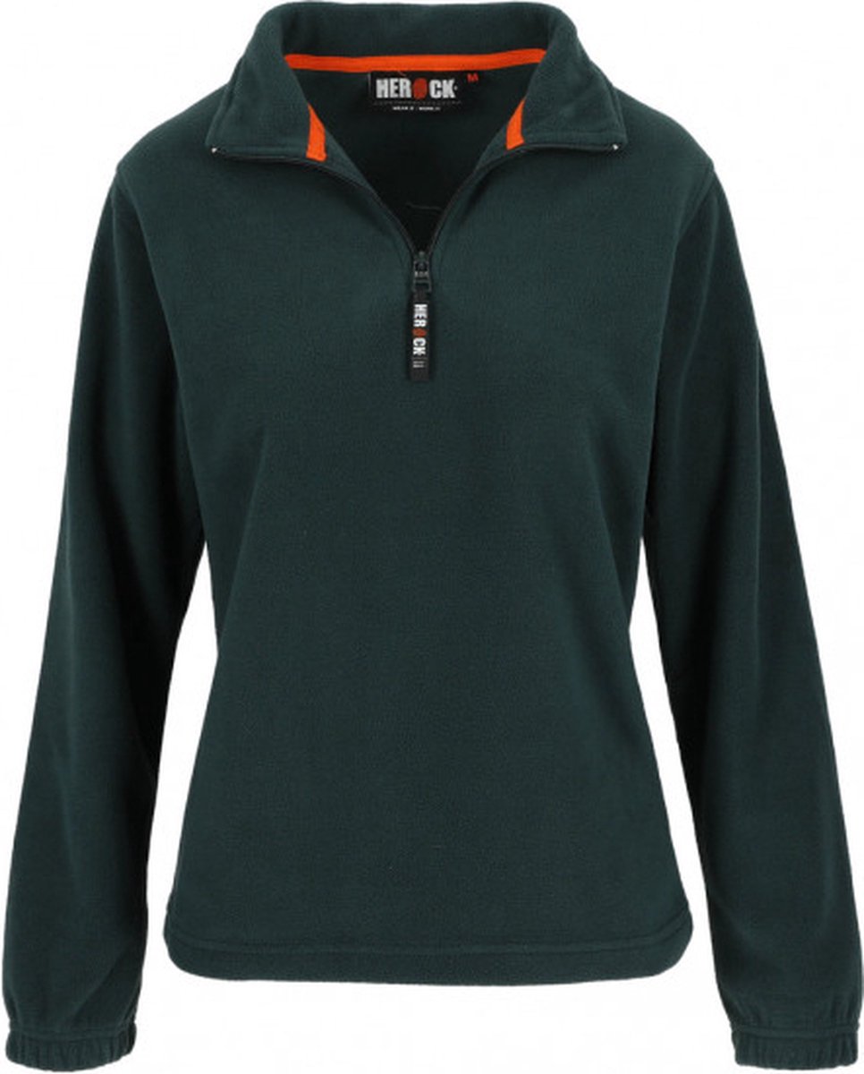 Herock Aurora fleece sweater women Groen