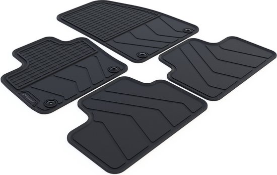 Tapis de voiture de voiture en caoutchouc Volvo XC40 - Année de construction : 2018 - 2022 - Ajustement d'origine - 4 pièces