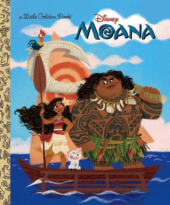 ISBN Moana Little Golden Book (Disney Moana), Anglais, Couverture rigide, 24 pages
